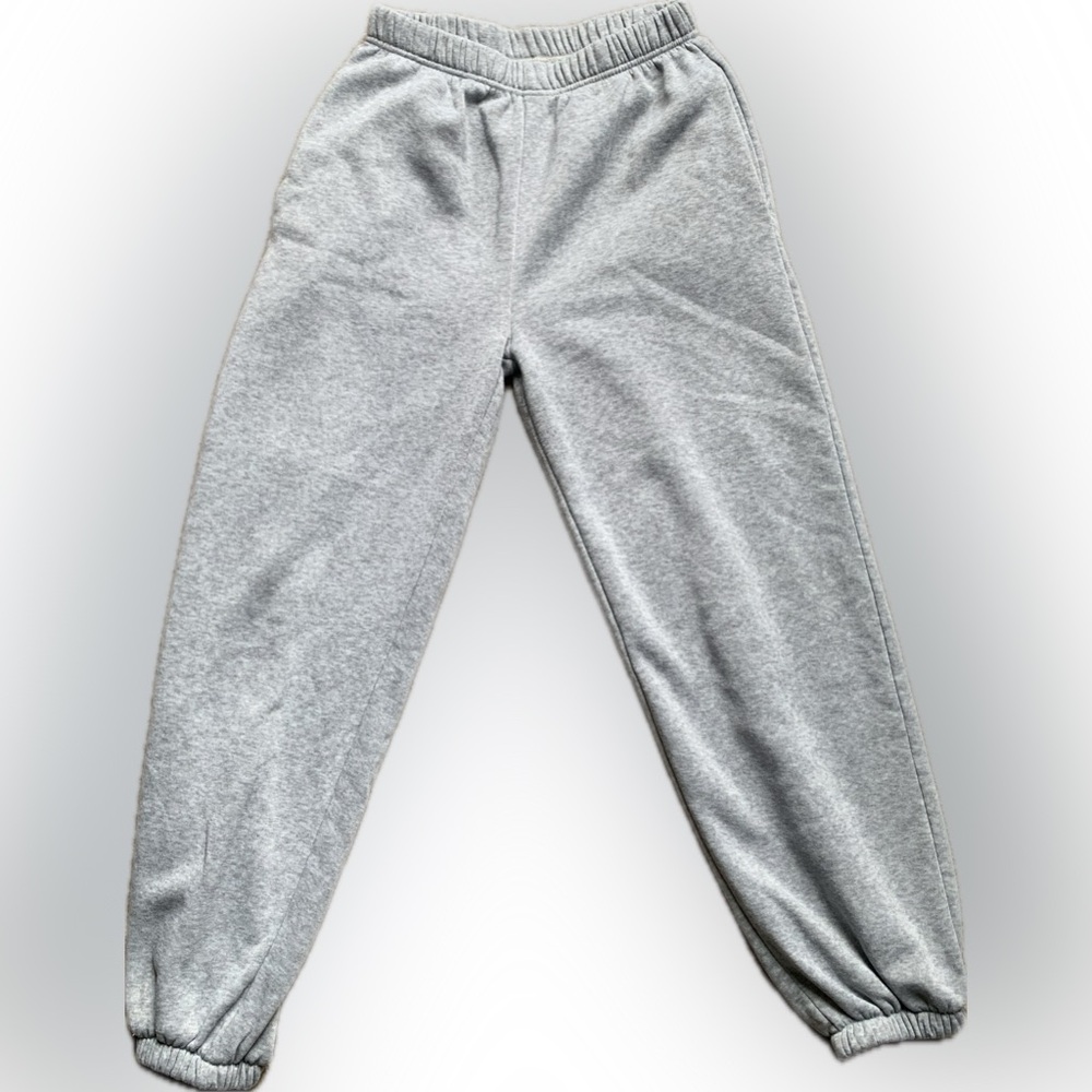 SHEIN Grey heather warm cozy gray Sweatpants sweats girls large tall